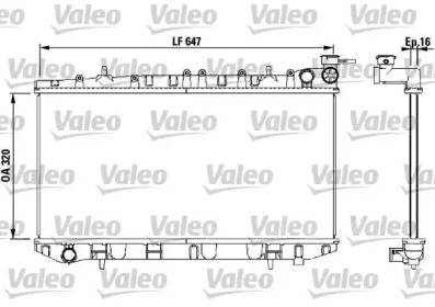 Теплообменник VALEO 731670