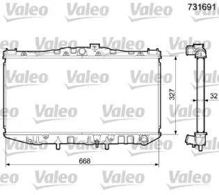 Теплообменник VALEO 731691