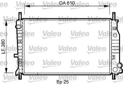 Теплообменник VALEO 731724