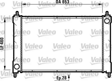 Теплообменник VALEO 731825