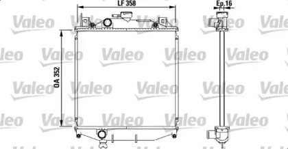 Теплообменник VALEO 731828