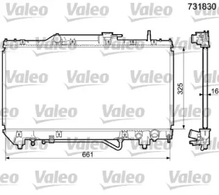 Теплообменник VALEO 731830