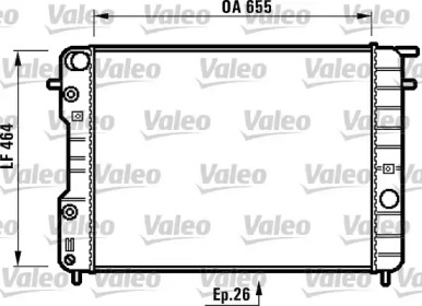 Теплообменник VALEO 731840