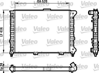 Теплообменник VALEO 732011