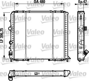 Теплообменник VALEO 732071