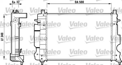 Теплообменник VALEO 732120