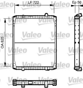 Теплообменник VALEO 732330