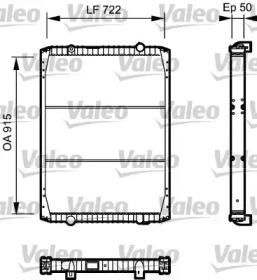 Теплообменник VALEO 732331