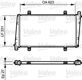 Теплообменник VALEO 732372