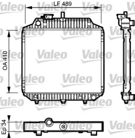 Теплообменник VALEO 732442