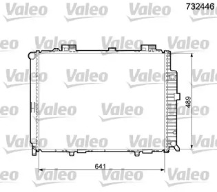 Теплообменник VALEO 732446