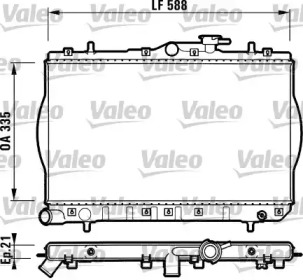 Теплообменник VALEO 732488