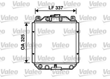 Теплообменник VALEO 732489