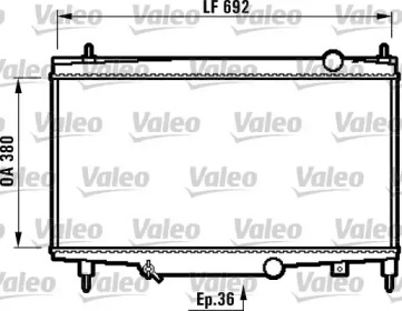 Теплообменник VALEO 732492