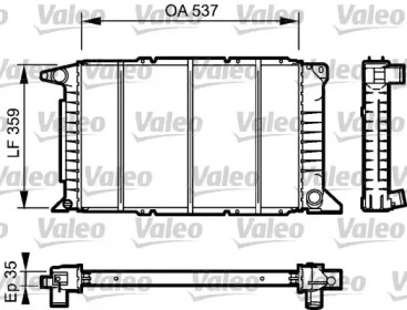 Теплообменник VALEO 732497