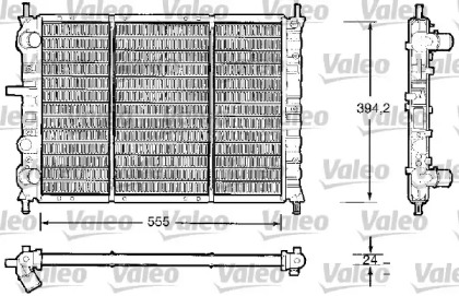 Теплообменник VALEO 732504