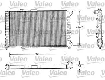 Теплообменник VALEO 732505