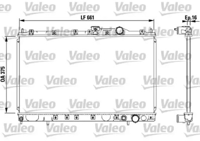 Теплообменник VALEO 732539