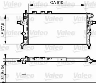 Теплообменник VALEO 732548