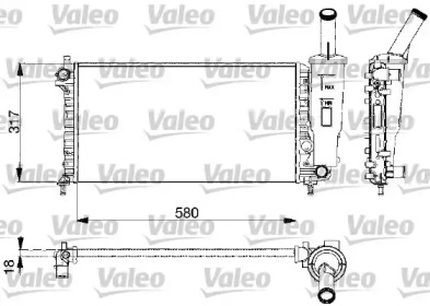 Теплообменник VALEO 732578