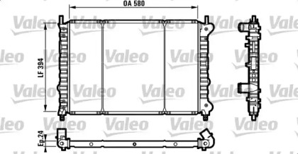 Теплообменник VALEO 732583