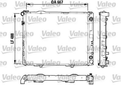 Теплообменник VALEO 732605