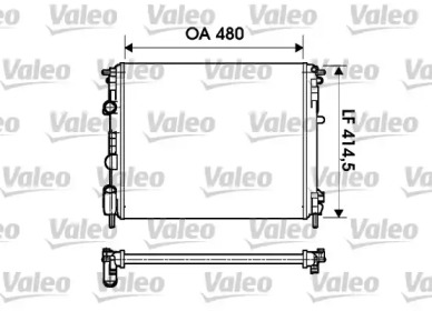 Теплообменник VALEO 732621