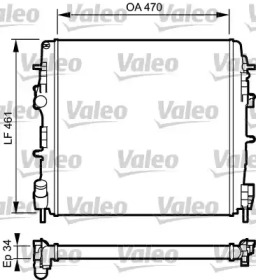 Теплообменник VALEO 732687