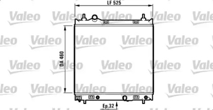 Теплообменник VALEO 732704