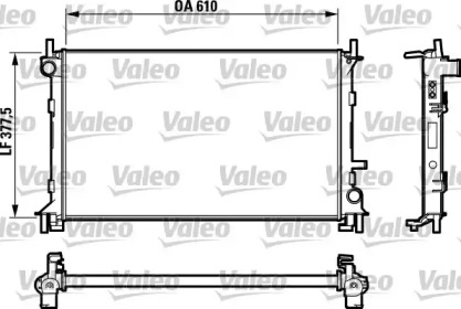 Теплообменник VALEO 732732