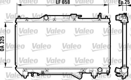 Теплообменник VALEO 732754