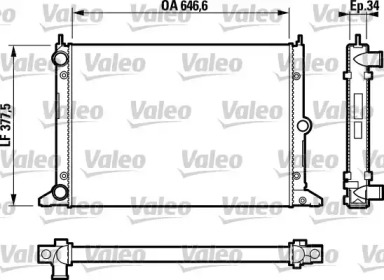 Теплообменник VALEO 732797