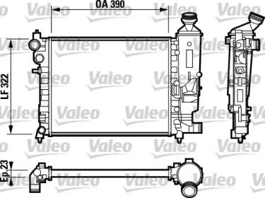 Теплообменник VALEO 732807