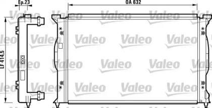 Теплообменник VALEO 732839