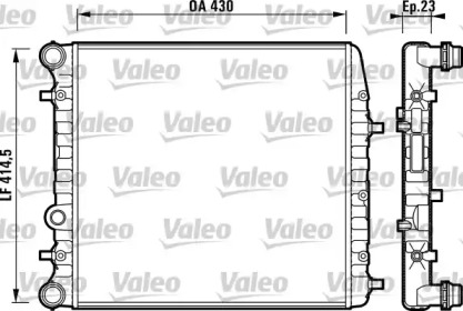 Теплообменник VALEO 732863