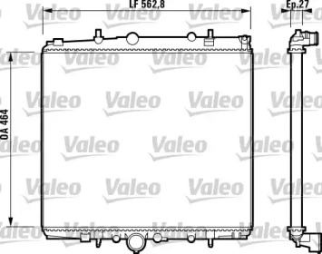 Теплообменник VALEO 732881