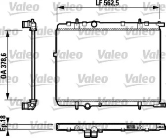 Теплообменник VALEO 732890