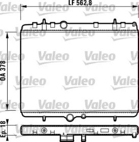 Теплообменник VALEO 732896