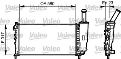 Теплообменник VALEO 732923