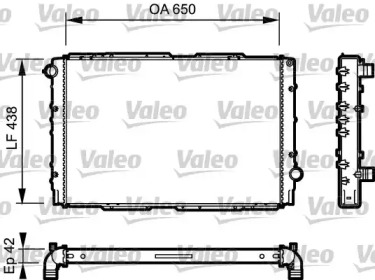 Теплообменник VALEO 732939