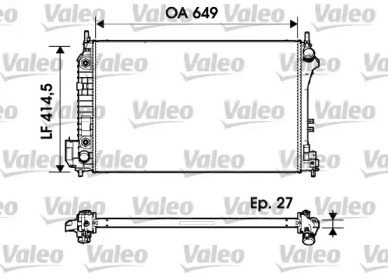 Теплообменник VALEO 732947