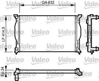 Теплообменник VALEO 732963