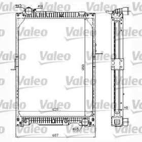 Теплообменник VALEO 732988