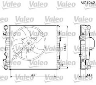 Теплообменник VALEO 733062