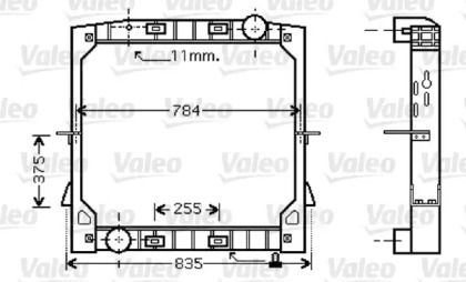 Теплообменник VALEO 733412