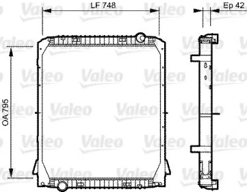 Теплообменник VALEO 733487