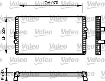 Теплообменник VALEO 733489