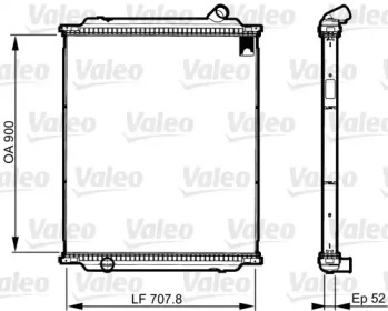 Теплообменник VALEO 733519