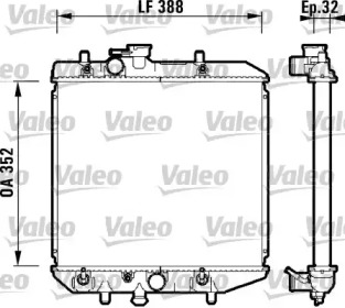 Теплообменник VALEO 734104