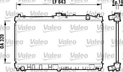 Теплообменник VALEO 734119